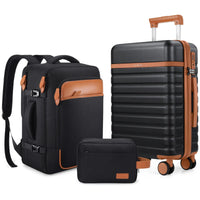 Black 3pcs set 20inch