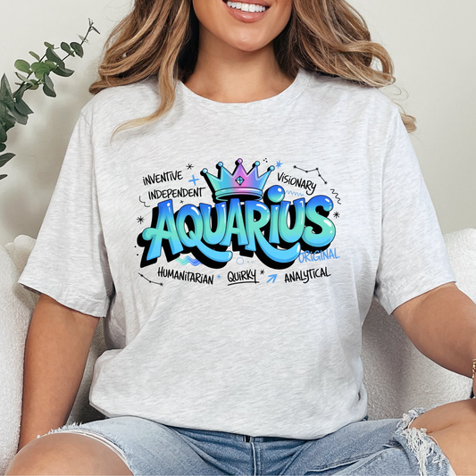 Zodiac Signs Graffiti Graphic Tee