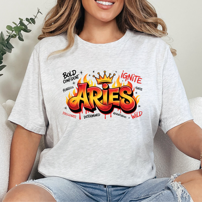 Zodiac Signs Graffiti Graphic Tee