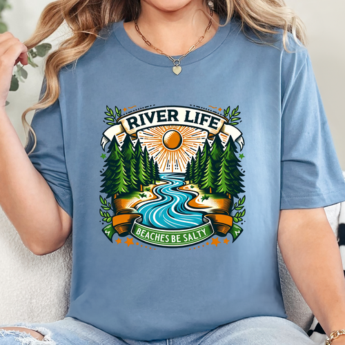 River Life Beaches Be Salty Graphic Tee