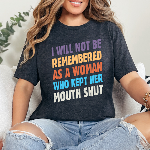 Kept Her Mouth Shut Graphic Tee