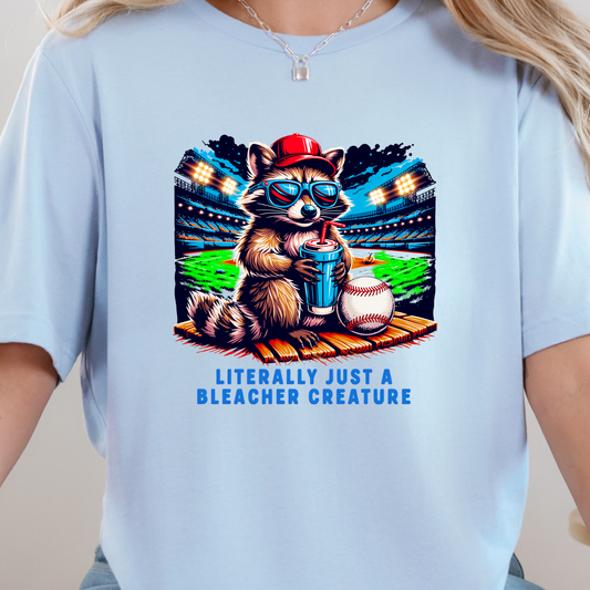 Raccoon Bleacher Creature Graphic Tee