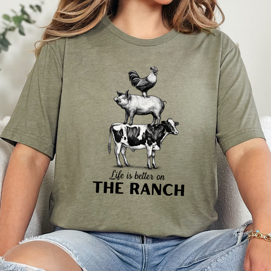 Life Is Better On The Ranch Graphic Tee