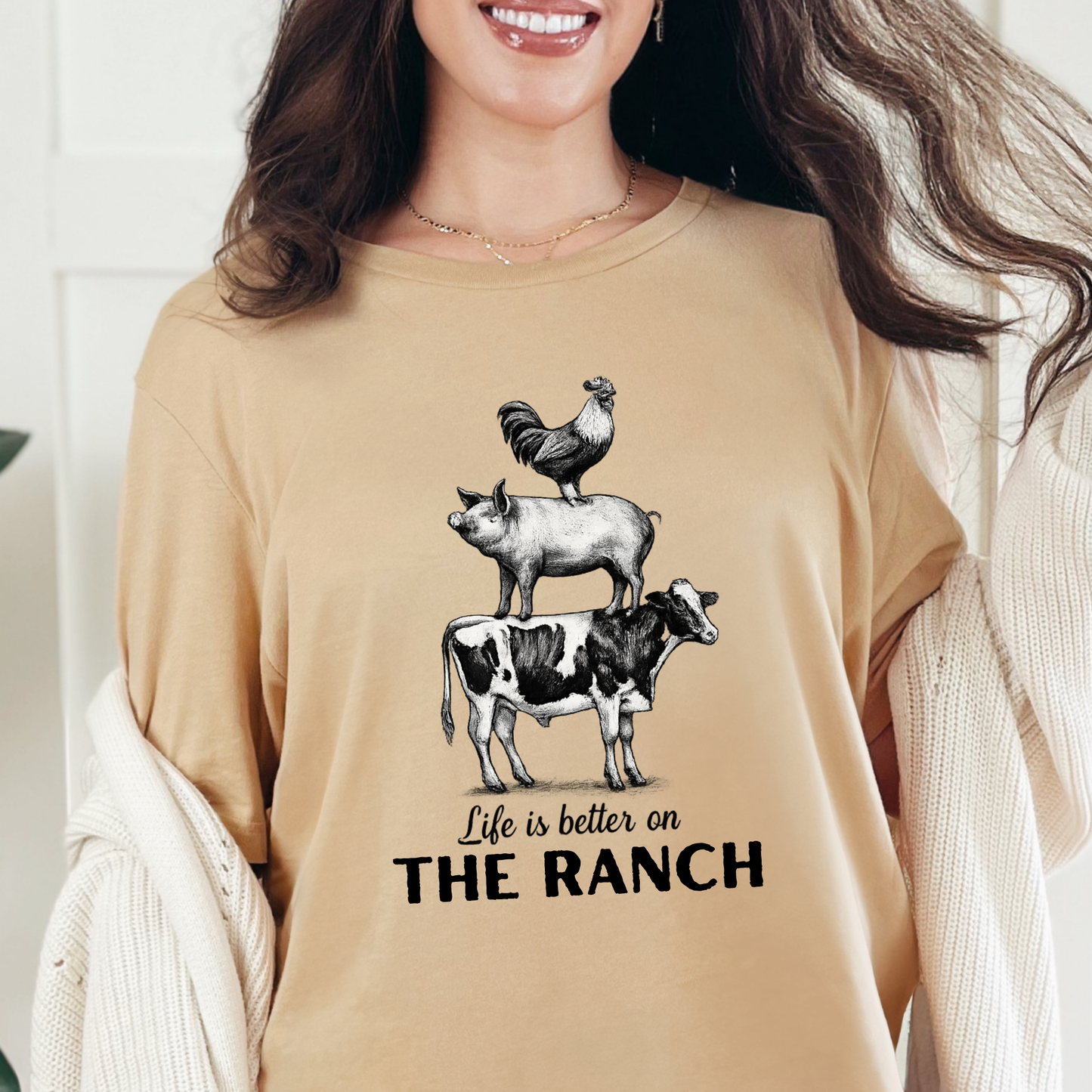Life Is Better On The Ranch Graphic Tee