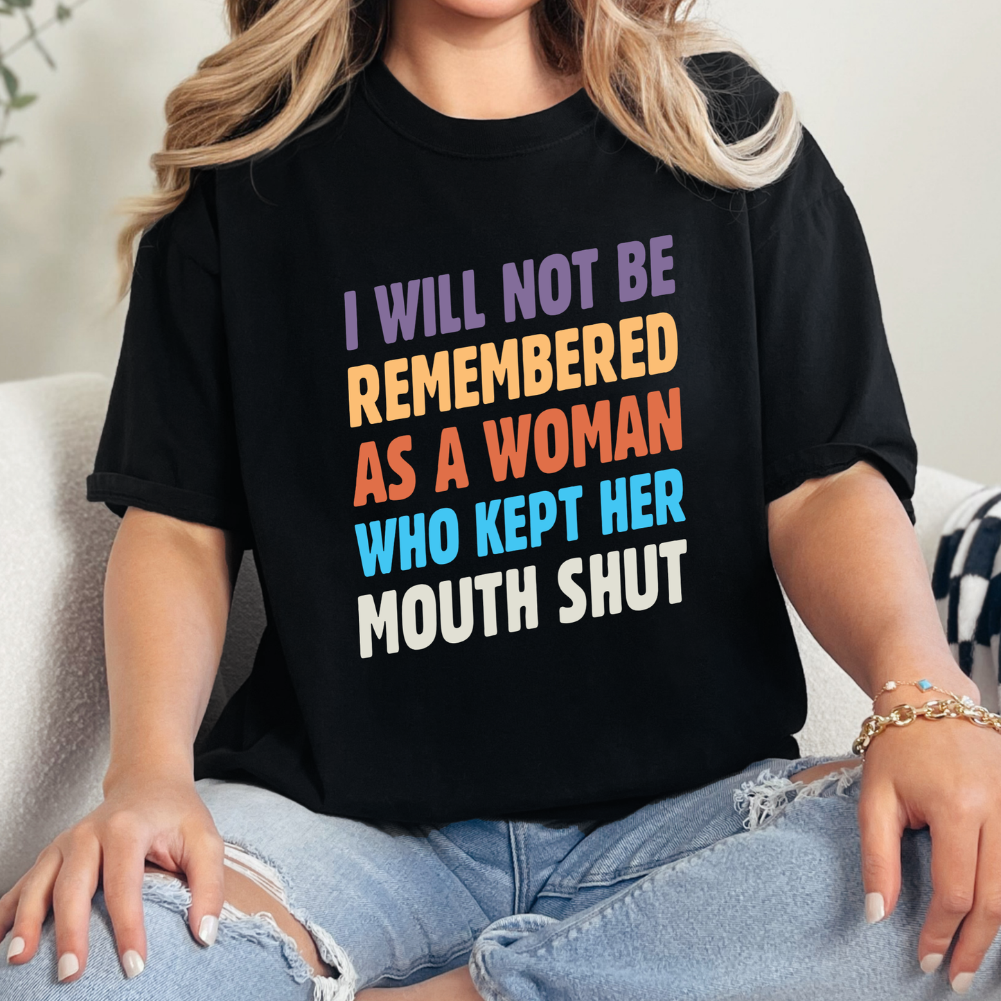 Kept Her Mouth Shut Graphic Tee