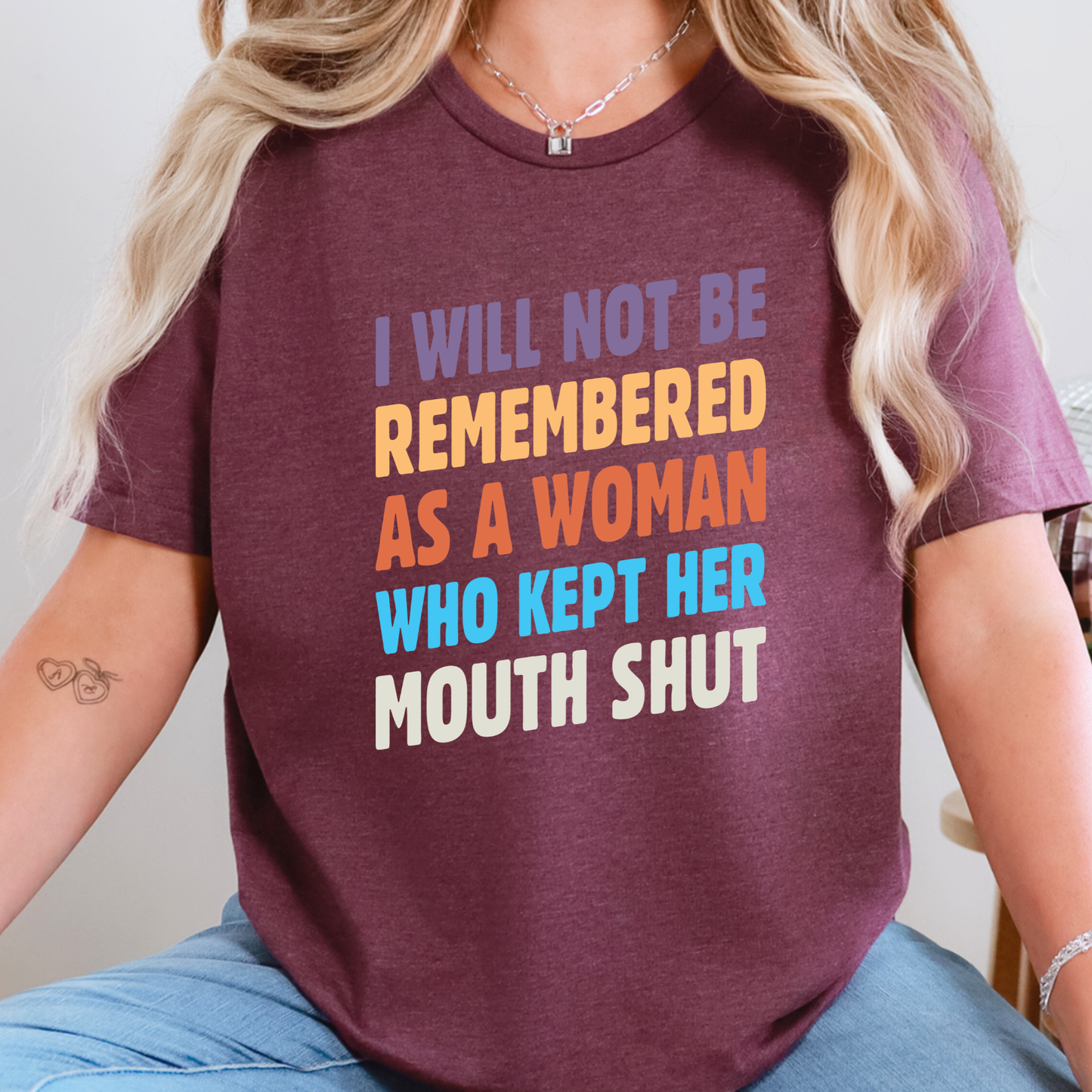 Kept Her Mouth Shut Graphic Tee