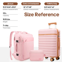Pink 3pcs set 28inch