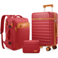 Red 3pcs set 20inch